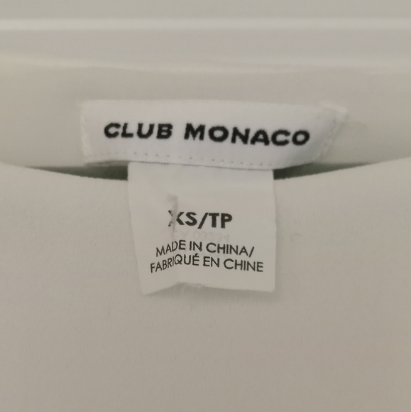 🌼 Club Monaco flutter sleeve blouse XS - Picture 4 of 4